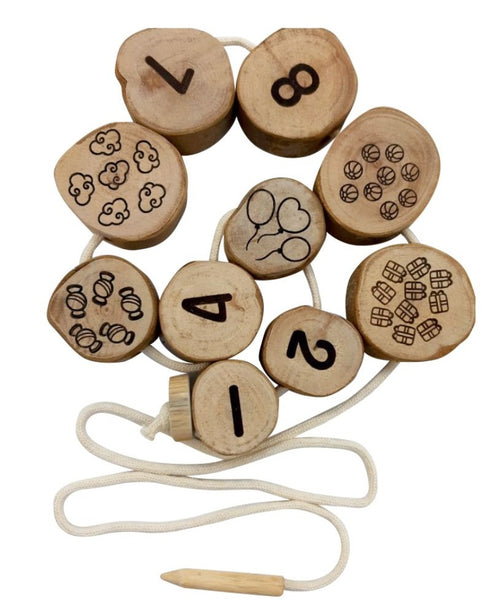 QTOYS - Tree Number Lacing Set